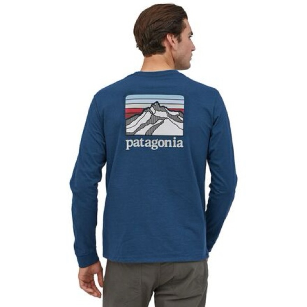 Patagonia Line Logo Ridge Resposibili-Tee medium
blue long sleeve crewneck tee